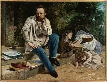 Image 5Pierre-Joseph Proudhon, main theorist of mutualism and influential French socialist thinker (from Socialism)