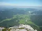 Puchberg, seen from the Schneeberg