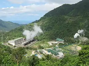 Image 43A geothermal power station in Negros Oriental, Philippines (from Geothermal power)