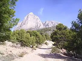 A view of Puig Campana Mountain