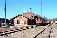 Illinois Central Depot now used by Grenada Railroad.