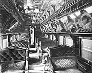 Interior view of a Pullman car