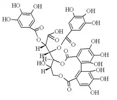 Chemical structure of  punigluconin