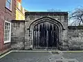 Gate into Purey-Cust Lodge from Precentor's Court