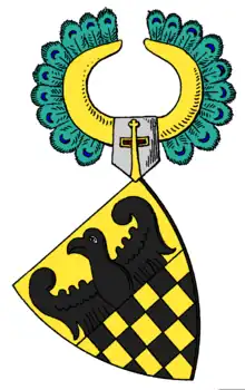 Coat of arms of the ancient Putbus family.