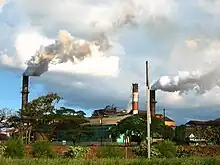 Hawaii Commercial Sugar (HC&S) sugar mill in Pu'unene, Hawaii.