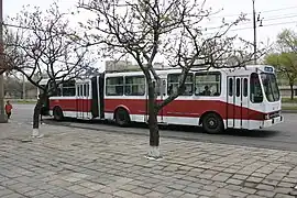 A Pyongyang Trolleybus Works Chongnyonjunwi