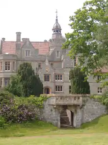 Quantock Lodge, front of the main building