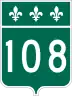 Route 108 marker