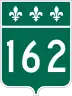 Route 162 marker