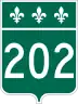 Route 202 marker