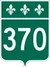 Route 370 marker