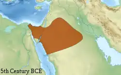 Qedarites in the 5th century BCE