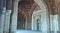 Prayer hall of the mosque