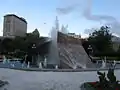 Éclatement II, fountain in front of the Gare du Palais, in Quebec City