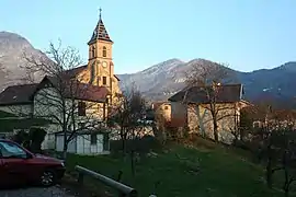 The church of Quaix-en-Chartreuse