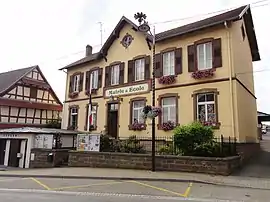 The town hall in Quatzenheim