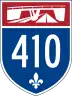 Autoroute 410 marker