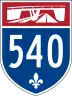 Autoroute 540 marker