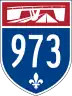 Autoroute 973 marker