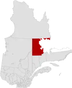 Location of Caniapiscau