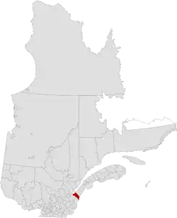 Location of Montmagny