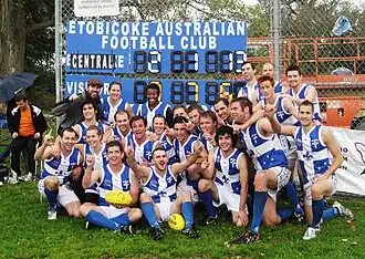 Quebec Saints 2010 Canadian Aussie Rules Premiers