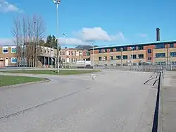 Bradford secondary school's outside view at Deanstones Lane in Queensbury, Bradford.