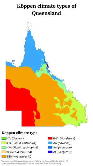 Image 26Köppen climate types in Queensland (from Queensland)