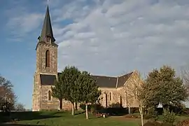 The church of Saint-François-de-Sales, in Quelneuc