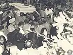 Internment of Quezon's remains in Manila North Cemetery in 1946