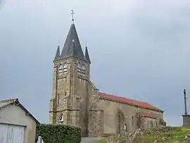 The church in Quinssaines