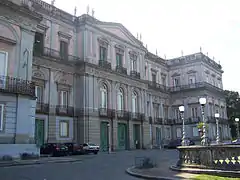 The Imperial Palace after the Neoclassical intervention. Old pink paint