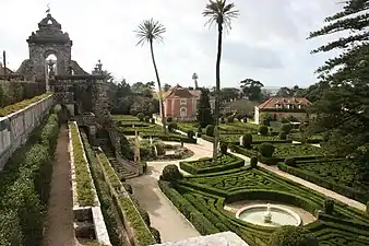 Gardens of the Royal Quinta in Caxias