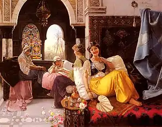 Harem Scene, Quintana Olleras, 1851–1919, Spanish