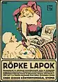 The cover of the newspaper Röpke Lapok by Richard Geiger featuring Pierrot and Columbine