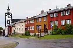 View of the central part of the town