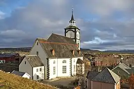 Side and back of the church