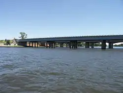 The R57 crossing the Vaal River near Vanderbijlpark