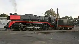 Image 19A Victorian Railways R class steam locomotive in Australia (from Locomotive)