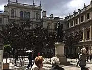 Shawcross, The Dappled Light of the Sun, 2015; installation at the Royal Academy, London.