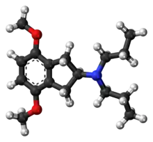 Ball-and-stick model of the RDS-127 molecule