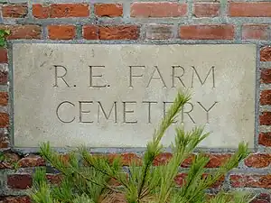 R.E. Farm Commonwealth War Graves Commission cemetery