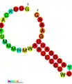 ;CRISPR-DR5:  Secondary structure taken from the Rfam database. Family RF011318.