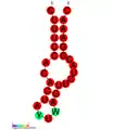 ;CRISPR-DR41:  Secondary structure taken from the Rfam database. Family RF01350.