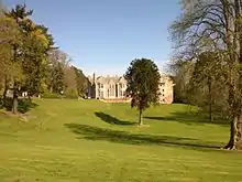 Garthdee House seen across lawn