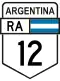 National Route 12 shield}}