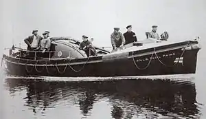 The Liverpool-class motor lifeboat RNLB Cecil Paine (ON 850) on station between 1945 and 1965.