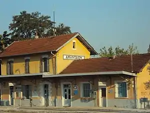 Amyntaio railway station