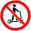 No personal mobility devices